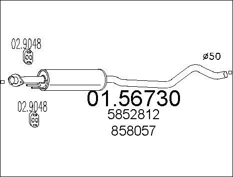 MTS 01.56730 - Средно гърне vvparts.bg