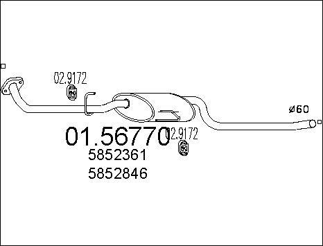 MTS 01.56770 - Средно гърне vvparts.bg