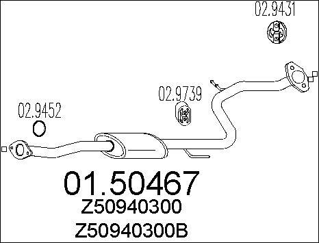 MTS 01.50467 - Средно гърне vvparts.bg