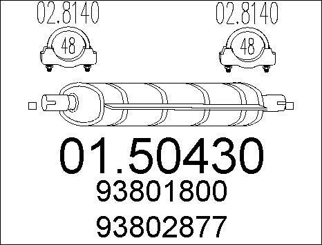 MTS 01.50430 - Средно гърне vvparts.bg