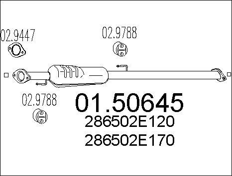 MTS 01.50645 - Средно гърне vvparts.bg