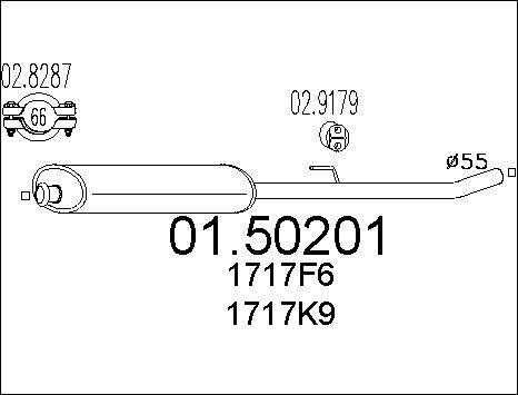 MTS 01.50201 - Средно гърне vvparts.bg