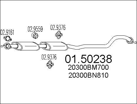 MTS 01.50238 - Средно гърне vvparts.bg