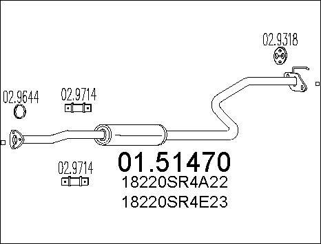 MTS 01.51470 - Средно гърне vvparts.bg