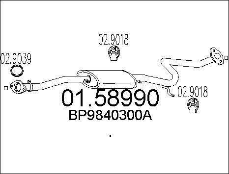 MTS 01.58990 - Средно гърне vvparts.bg