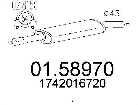 MTS 01.58970 - Средно гърне vvparts.bg