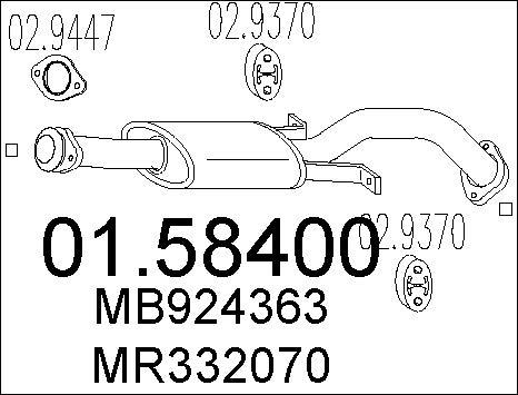 MTS 01.58400 - Средно гърне vvparts.bg