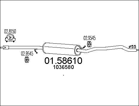 MTS 01.58610 - Средно гърне vvparts.bg