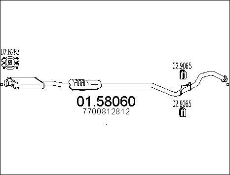 MTS 01.58060 - Средно гърне vvparts.bg