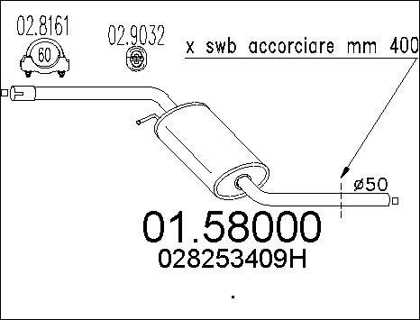 MTS 01.58000 - Средно гърне vvparts.bg