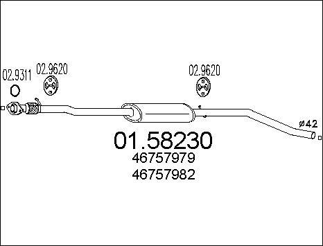 MTS 01.58230 - Средно гърне vvparts.bg