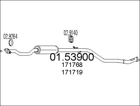 MTS 01.53900 - Средно гърне vvparts.bg