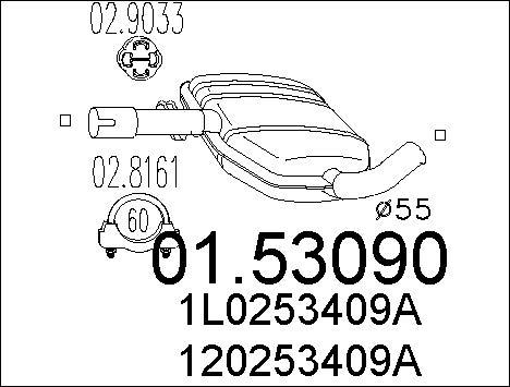 MTS 01.53090 - Средно гърне vvparts.bg