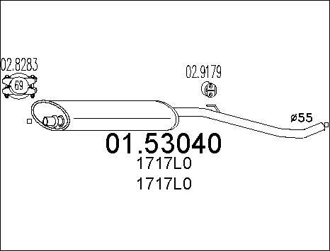 MTS 01.53040 - Средно гърне vvparts.bg