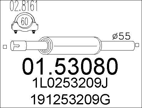 MTS 01.53080 - Предно гърне vvparts.bg