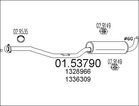 MTS 01.53790 - Средно гърне vvparts.bg