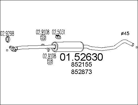 MTS 01.52630 - Средно гърне vvparts.bg