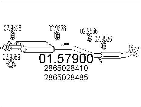 MTS 01.57900 - Средно гърне vvparts.bg