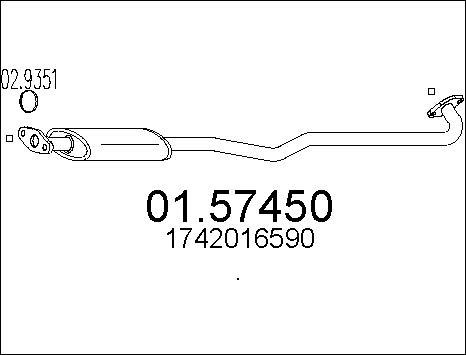 MTS 01.57450 - Средно гърне vvparts.bg