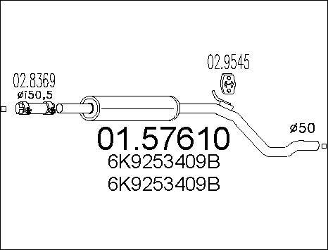 MTS 01.57610 - Средно гърне vvparts.bg