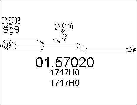 MTS 01.57020 - Средно гърне vvparts.bg