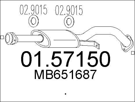 MTS 01.57150 - Средно гърне vvparts.bg