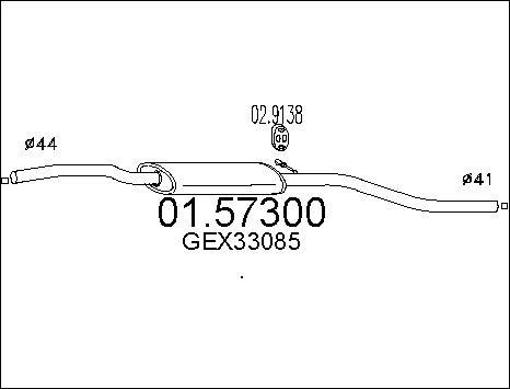 MTS 01.57300 - Средно гърне vvparts.bg