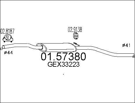 MTS 01.57380 - Средно гърне vvparts.bg