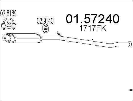 MTS 01.57240 - Средно гърне vvparts.bg