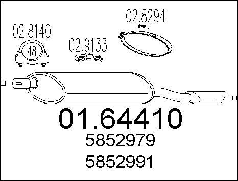 MTS 01.64410 - Крайно гърне vvparts.bg