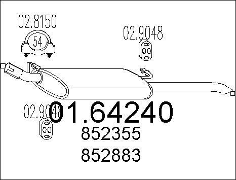 MTS 01.64240 - Крайно гърне vvparts.bg