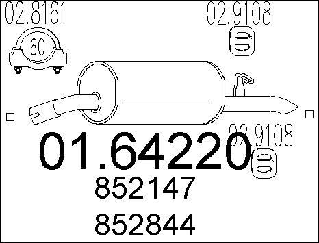 MTS 01.64220 - Крайно гърне vvparts.bg