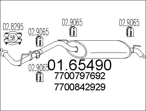 MTS 01.65490 - Крайно гърне vvparts.bg