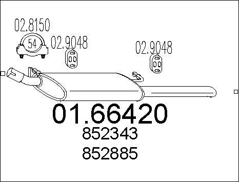 MTS 01.66420 - Крайно гърне vvparts.bg