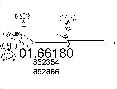 MTS 01.66180 - Крайно гърне vvparts.bg