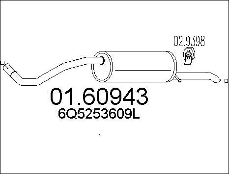 MTS 01.60943 - Крайно гърне vvparts.bg