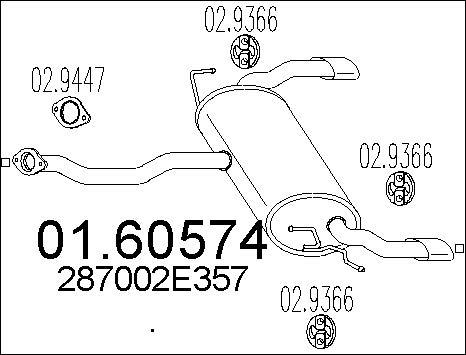 MTS 01.60574 - Крайно гърне vvparts.bg