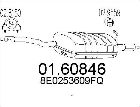 MTS 01.60846 - Крайно гърне vvparts.bg