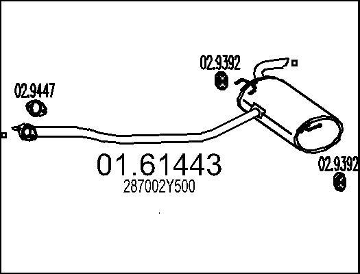 MTS 01.61443 - Крайно гърне vvparts.bg