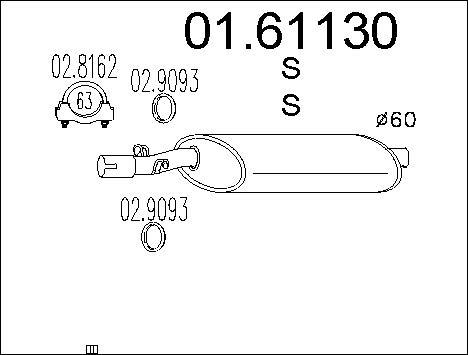 MTS 01.61130 - Крайно гърне vvparts.bg