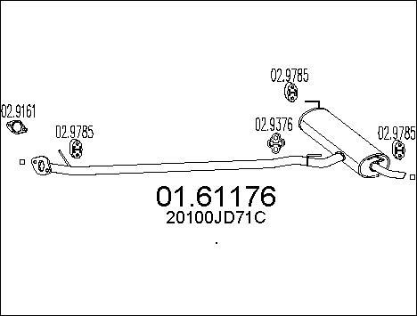 MTS 01.61176 - Крайно гърне vvparts.bg