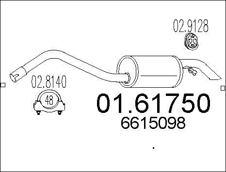 MTS 01.61750 - Крайно гърне vvparts.bg