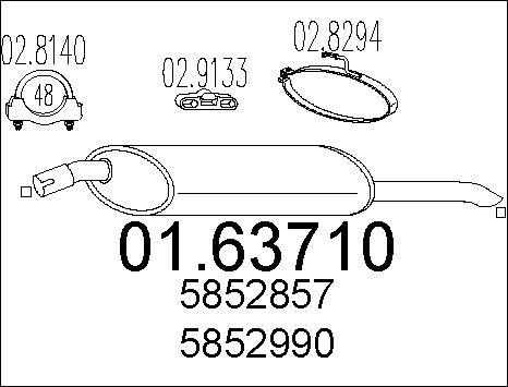 MTS 01.63710 - Крайно гърне vvparts.bg