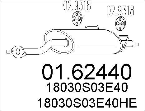 MTS 01.62440 - Крайно гърне vvparts.bg