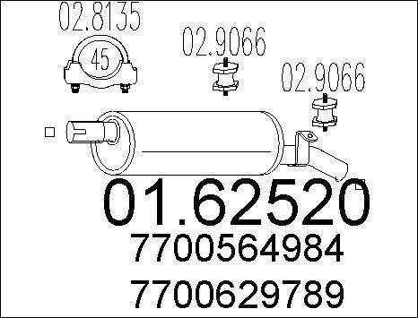 MTS 01.62520 - Крайно гърне vvparts.bg