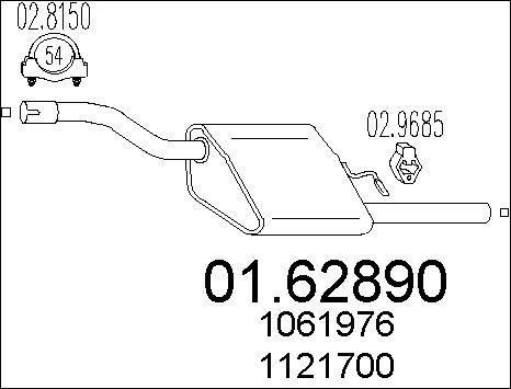 MTS 01.62890 - Крайно гърне vvparts.bg