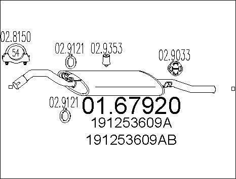 MTS 01.67920 - Крайно гърне vvparts.bg