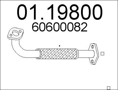 MTS 01.19800 - Изпускателна тръба vvparts.bg