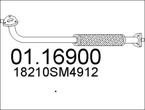 MTS 01.16900 - Изпускателна тръба vvparts.bg