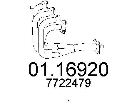 MTS 01.16920 - Изпускателна тръба vvparts.bg